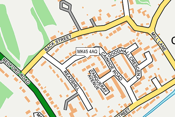 MK45 4AQ map - OS OpenMap – Local (Ordnance Survey) MK45 4AQ map - OS OpenMap – Local (Ordnance Survey)