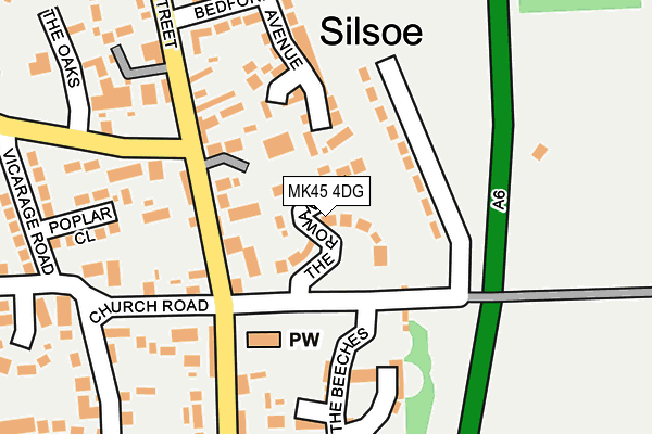 MK45 4DG map - OS OpenMap – Local (Ordnance Survey) MK45 4DG map - OS OpenMap – Local (Ordnance Survey)