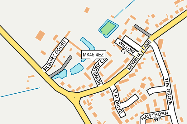 MK45 4EZ map - OS OpenMap – Local (Ordnance Survey) MK45 4EZ map - OS OpenMap – Local (Ordnance Survey)
