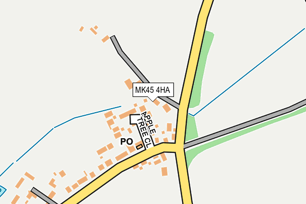 MK45 4HA map - OS OpenMap – Local (Ordnance Survey) MK45 4HA map - OS OpenMap – Local (Ordnance Survey)