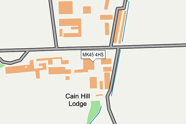 MK45 4HS map - OS OpenMap – Local (Ordnance Survey) MK45 4HS map - OS OpenMap – Local (Ordnance Survey)
