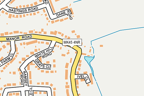 MK45 4NR map - OS OpenMap – Local (Ordnance Survey) MK45 4NR map - OS OpenMap – Local (Ordnance Survey)