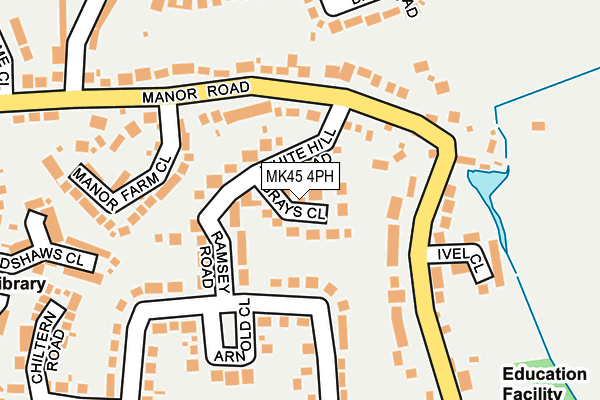 MK45 4PH map - OS OpenMap – Local (Ordnance Survey) MK45 4PH map - OS OpenMap – Local (Ordnance Survey)