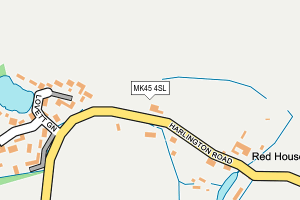 MK45 4SL map - OS OpenMap – Local (Ordnance Survey) MK45 4SL map - OS OpenMap – Local (Ordnance Survey)