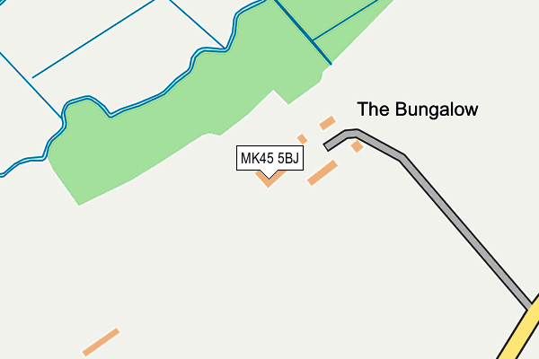 MK45 5BJ map - OS OpenMap – Local (Ordnance Survey) MK45 5BJ map - OS OpenMap – Local (Ordnance Survey)