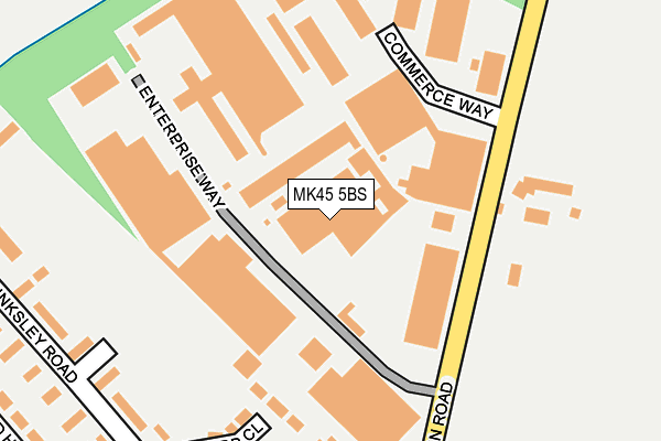 MK45 5BS map - OS OpenMap – Local (Ordnance Survey) MK45 5BS map - OS OpenMap – Local (Ordnance Survey)