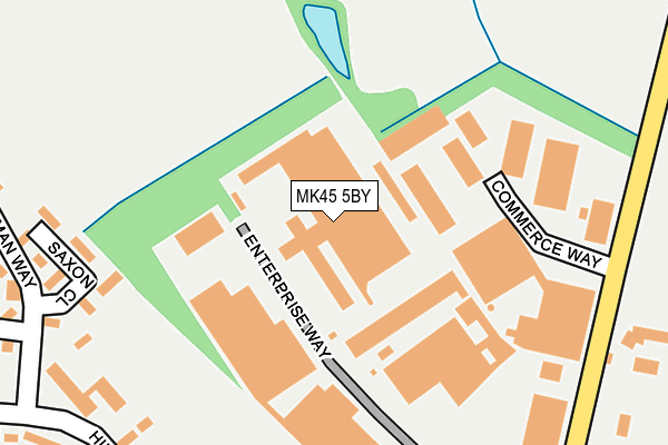 MK45 5BY map - OS OpenMap – Local (Ordnance Survey) MK45 5BY map - OS OpenMap – Local (Ordnance Survey)