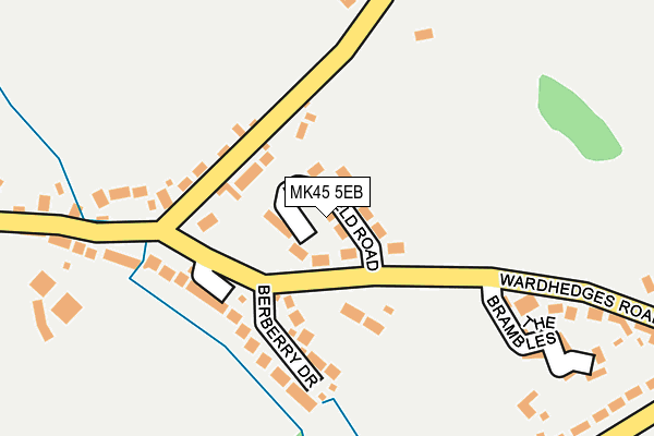 MK45 5EB map - OS OpenMap – Local (Ordnance Survey) MK45 5EB map - OS OpenMap – Local (Ordnance Survey)