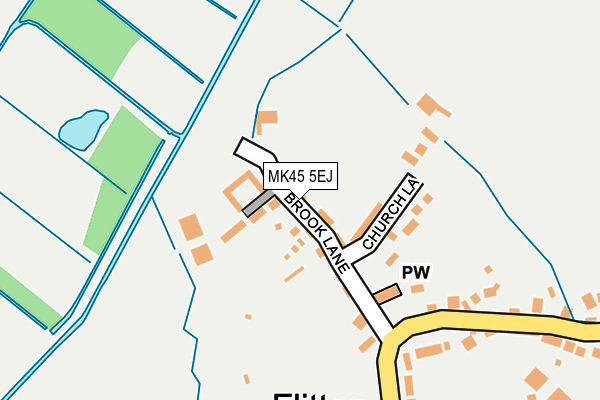 MK45 5EJ map - OS OpenMap – Local (Ordnance Survey) MK45 5EJ map - OS OpenMap – Local (Ordnance Survey)