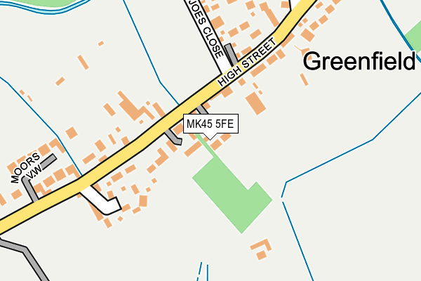 MK45 5FE map - OS OpenMap – Local (Ordnance Survey) MK45 5FE map - OS OpenMap – Local (Ordnance Survey)