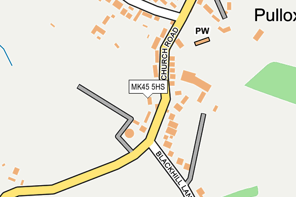 MK45 5HS map - OS OpenMap – Local (Ordnance Survey) MK45 5HS map - OS OpenMap – Local (Ordnance Survey)