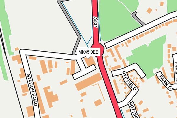 MK45 9EE map - OS OpenMap – Local (Ordnance Survey) MK45 9EE map - OS OpenMap – Local (Ordnance Survey)
