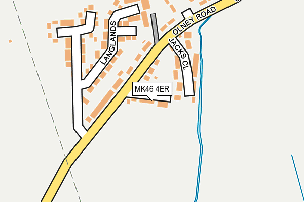 MK46 4ER map - OS OpenMap – Local (Ordnance Survey) MK46 4ER map - OS OpenMap – Local (Ordnance Survey)