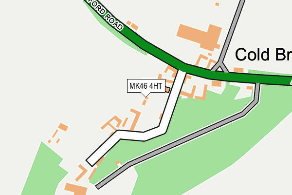 MK46 4HT map - OS OpenMap – Local (Ordnance Survey) MK46 4HT map - OS OpenMap – Local (Ordnance Survey)