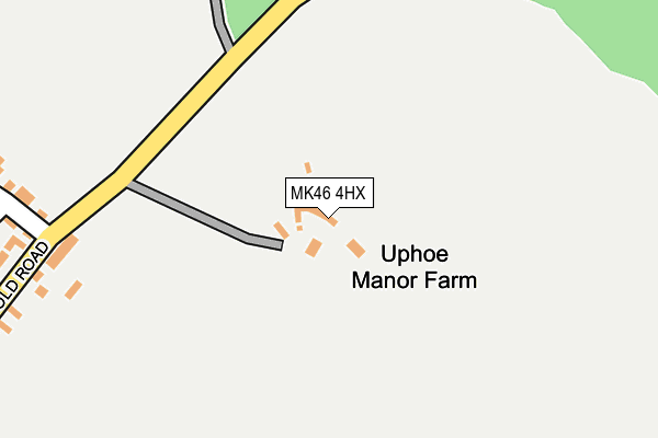 MK46 4HX map - OS OpenMap – Local (Ordnance Survey)