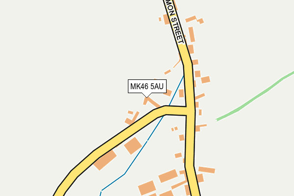 MK46 5AU map - OS OpenMap – Local (Ordnance Survey) MK46 5AU map - OS OpenMap – Local (Ordnance Survey)