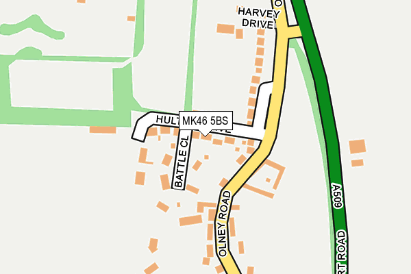 MK46 5BS map - OS OpenMap – Local (Ordnance Survey) MK46 5BS map - OS OpenMap – Local (Ordnance Survey)
