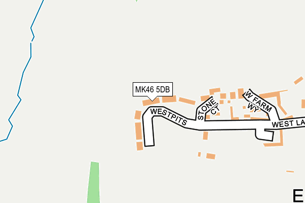 MK46 5DB map - OS OpenMap – Local (Ordnance Survey) MK46 5DB map - OS OpenMap – Local (Ordnance Survey)