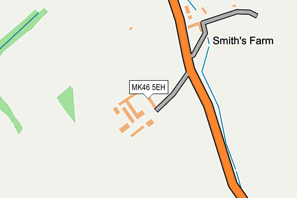 MK46 5EH map - OS OpenMap – Local (Ordnance Survey) MK46 5EH map - OS OpenMap – Local (Ordnance Survey)