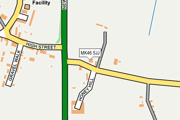 MK46 5JJ map - OS OpenMap – Local (Ordnance Survey) MK46 5JJ map - OS OpenMap – Local (Ordnance Survey)