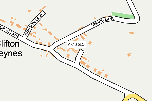 MK46 5LQ map - OS OpenMap – Local (Ordnance Survey) MK46 5LQ map - OS OpenMap – Local (Ordnance Survey)