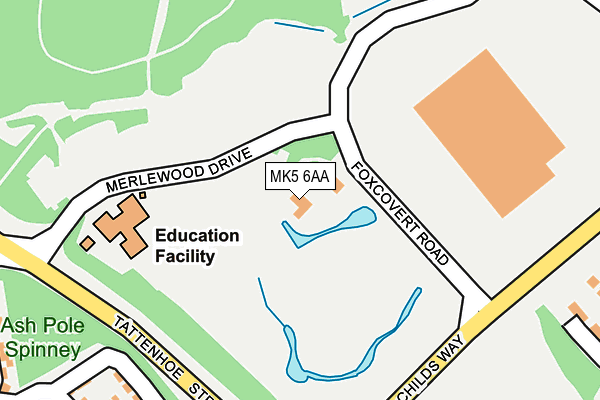MK5 6AA map - OS OpenMap – Local (Ordnance Survey) MK5 6AA map - OS OpenMap – Local (Ordnance Survey)