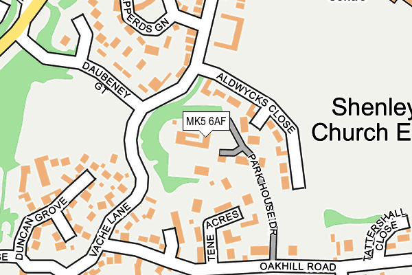 MK5 6AF map - OS OpenMap – Local (Ordnance Survey) MK5 6AF map - OS OpenMap – Local (Ordnance Survey)