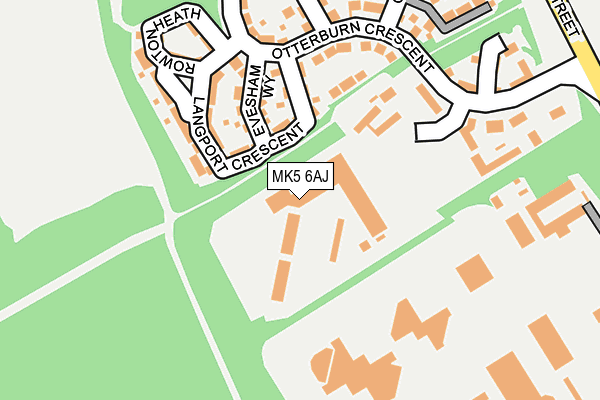 MK5 6AJ map - OS OpenMap – Local (Ordnance Survey) MK5 6AJ map - OS OpenMap – Local (Ordnance Survey)