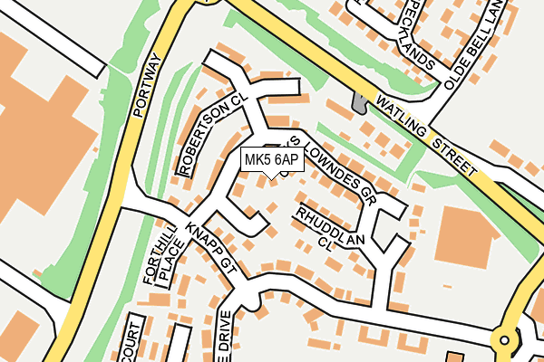 MK5 6AP map - OS OpenMap – Local (Ordnance Survey) MK5 6AP map - OS OpenMap – Local (Ordnance Survey)