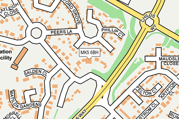 MK5 6BH map - OS OpenMap – Local (Ordnance Survey) MK5 6BH map - OS OpenMap – Local (Ordnance Survey)