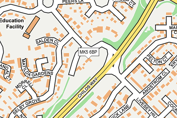 MK5 6BP map - OS OpenMap – Local (Ordnance Survey) MK5 6BP map - OS OpenMap – Local (Ordnance Survey)
