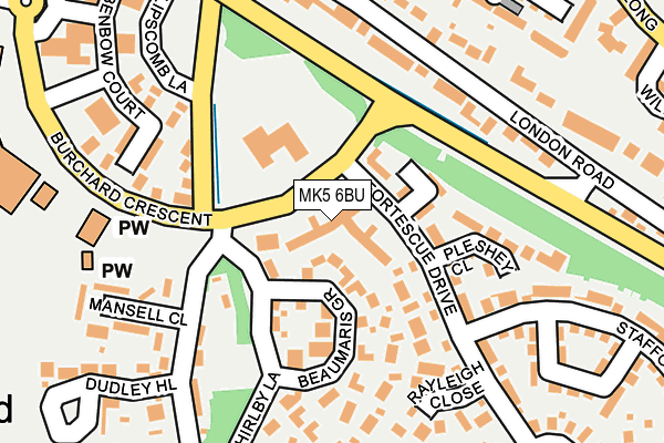 MK5 6BU map - OS OpenMap – Local (Ordnance Survey) MK5 6BU map - OS OpenMap – Local (Ordnance Survey)