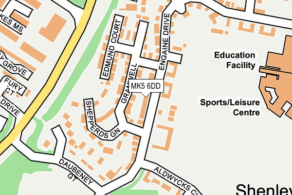 MK5 6DD map - OS OpenMap – Local (Ordnance Survey) MK5 6DD map - OS OpenMap – Local (Ordnance Survey)