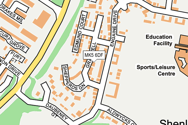 MK5 6DF map - OS OpenMap – Local (Ordnance Survey) MK5 6DF map - OS OpenMap – Local (Ordnance Survey)