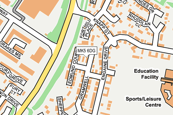 MK5 6DG map - OS OpenMap – Local (Ordnance Survey) MK5 6DG map - OS OpenMap – Local (Ordnance Survey)
