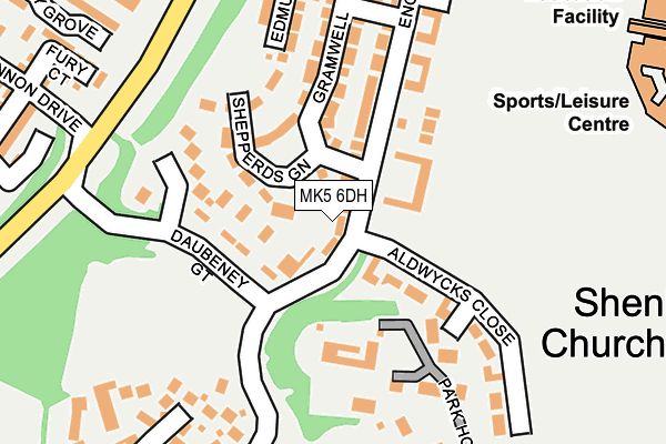 MK5 6DH map - OS OpenMap – Local (Ordnance Survey) MK5 6DH map - OS OpenMap – Local (Ordnance Survey)