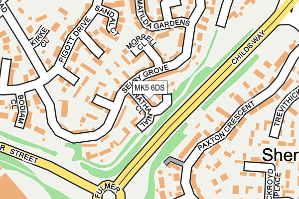 MK5 6DS map - OS OpenMap – Local (Ordnance Survey) MK5 6DS map - OS OpenMap – Local (Ordnance Survey)