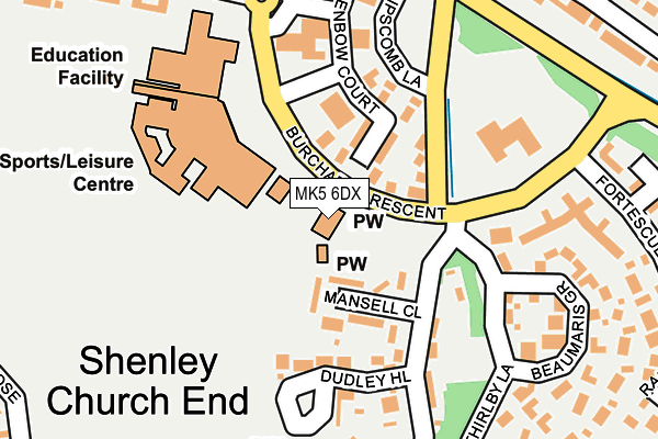 MK5 6DX map - OS OpenMap – Local (Ordnance Survey) MK5 6DX map - OS OpenMap – Local (Ordnance Survey)