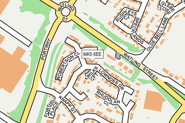 MK5 6EE map - OS OpenMap – Local (Ordnance Survey) MK5 6EE map - OS OpenMap – Local (Ordnance Survey)