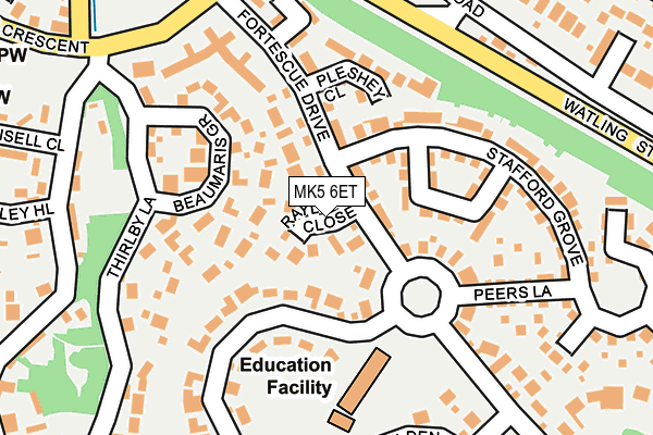 MK5 6ET map - OS OpenMap – Local (Ordnance Survey) MK5 6ET map - OS OpenMap – Local (Ordnance Survey)