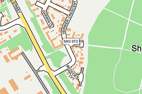 MK5 6FD map - OS OpenMap – Local (Ordnance Survey) MK5 6FD map - OS OpenMap – Local (Ordnance Survey)