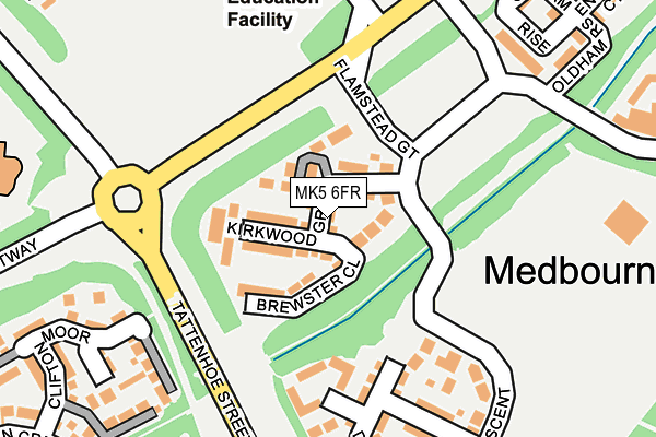 MK5 6FR map - OS OpenMap – Local (Ordnance Survey) MK5 6FR map - OS OpenMap – Local (Ordnance Survey)