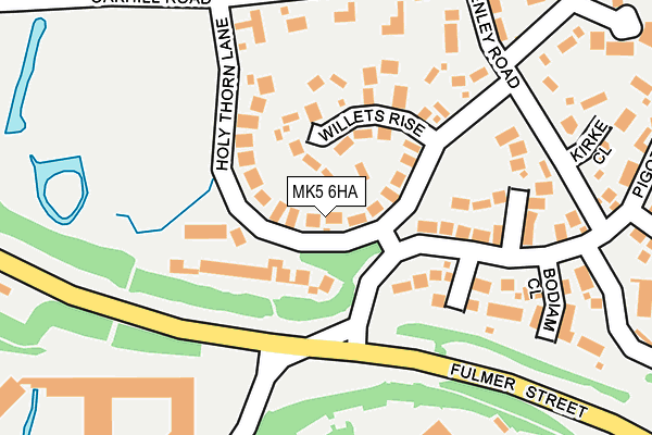 MK5 6HA map - OS OpenMap – Local (Ordnance Survey) MK5 6HA map - OS OpenMap – Local (Ordnance Survey)