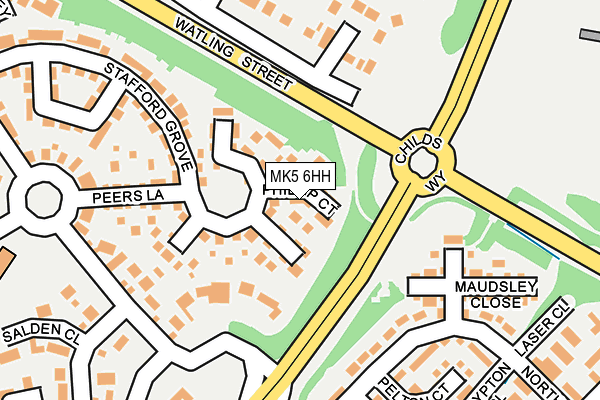 MK5 6HH map - OS OpenMap – Local (Ordnance Survey) MK5 6HH map - OS OpenMap – Local (Ordnance Survey)