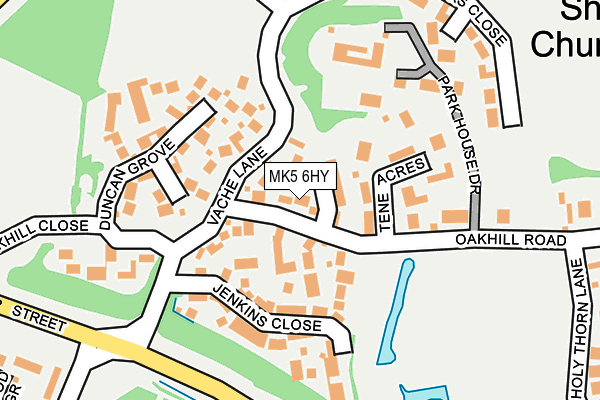 MK5 6HY map - OS OpenMap – Local (Ordnance Survey) MK5 6HY map - OS OpenMap – Local (Ordnance Survey)