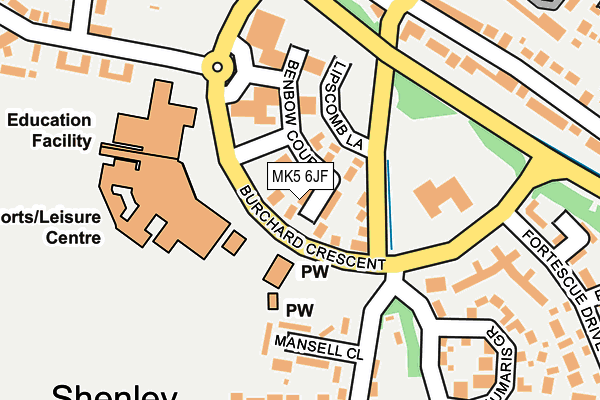 MK5 6JF map - OS OpenMap – Local (Ordnance Survey) MK5 6JF map - OS OpenMap – Local (Ordnance Survey)
