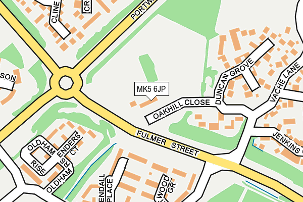 MK5 6JP map - OS OpenMap – Local (Ordnance Survey) MK5 6JP map - OS OpenMap – Local (Ordnance Survey)