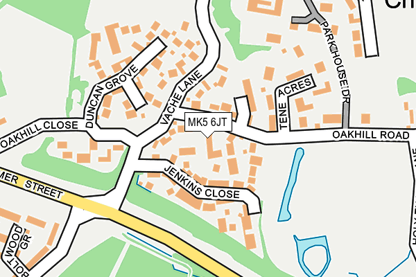 MK5 6JT map - OS OpenMap – Local (Ordnance Survey) MK5 6JT map - OS OpenMap – Local (Ordnance Survey)