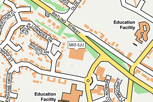 MK5 6JU map - OS OpenMap – Local (Ordnance Survey) MK5 6JU map - OS OpenMap – Local (Ordnance Survey)
