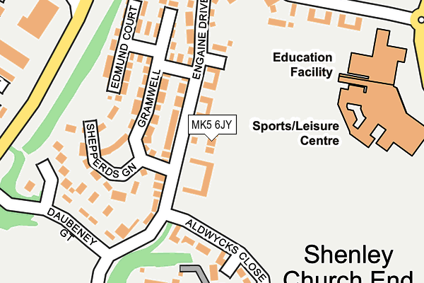 MK5 6JY map - OS OpenMap – Local (Ordnance Survey) MK5 6JY map - OS OpenMap – Local (Ordnance Survey)
